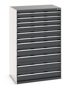 40029037.** Bott Cubio Drawer Cabinet comprising of: Drawers: 4 x 100, 2 x 125, 3 x 150mm, 2 x 200...